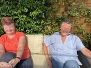 Shirley & Trudy: happy in the sun