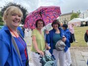 Has Colette put her brolly away too soon. Cathy/Alison taking no chances